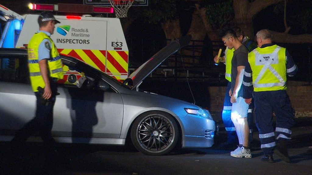 NSW Police Inspecting Honda Accord Euro